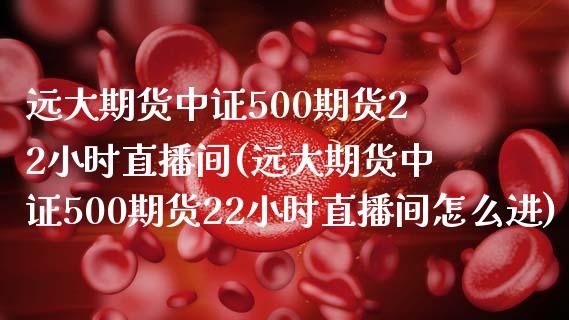 远大期货中证500期货22小时直播间(远大期货中证500期货22小时直播间怎么进)