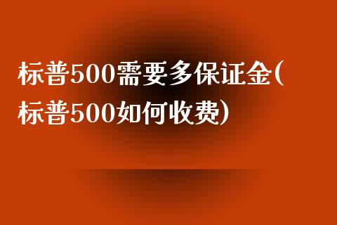 标普500需要多保证金(标普500如何收费)