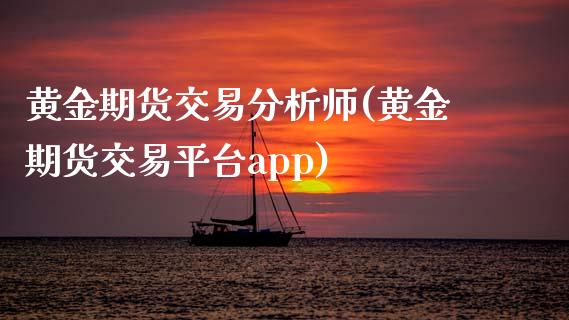 黄金期货交易分析师(黄金期货交易平台app)