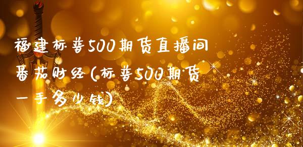 福建标普500期货直播间番茄财经(标普500期货一手多少钱)