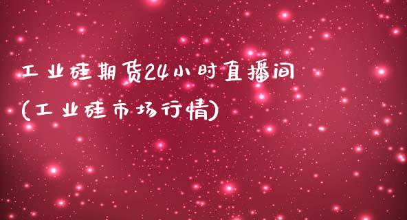 工业硅期货24小时直播间(工业硅市场行情)